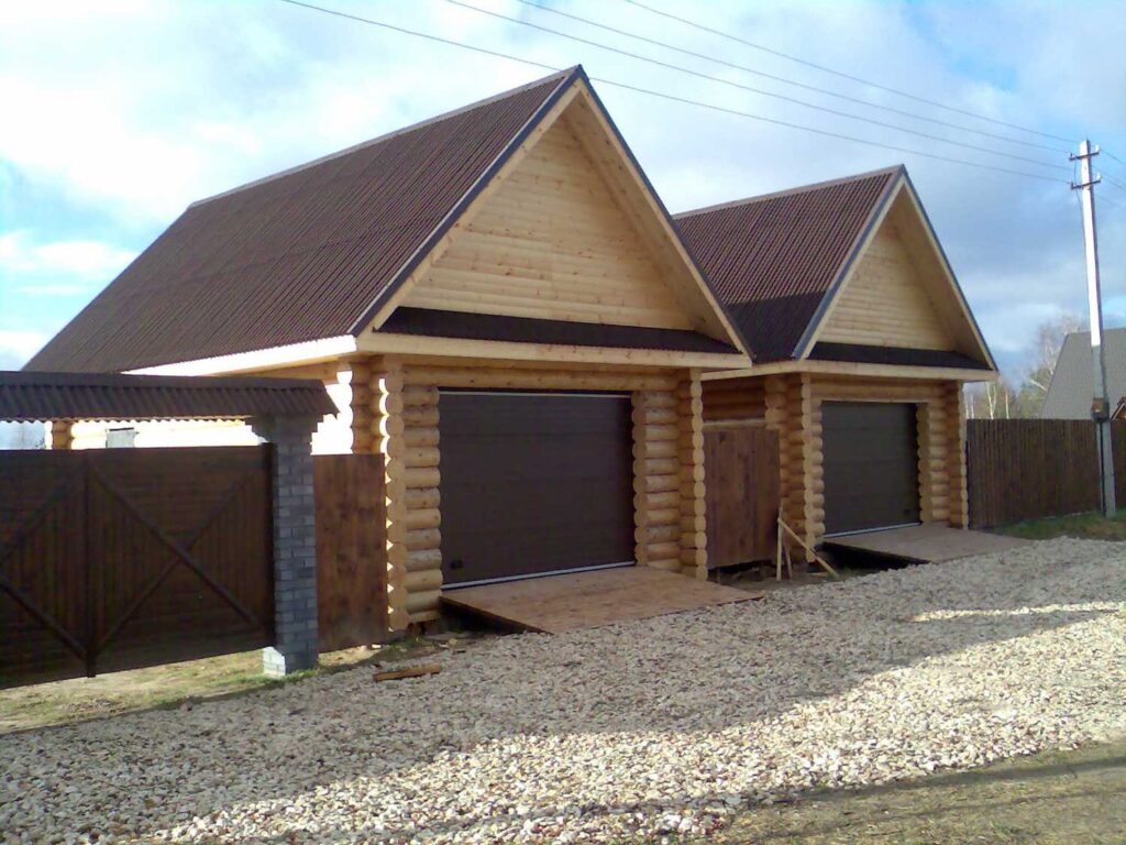 Фото 57 — Постройка гаража на участке