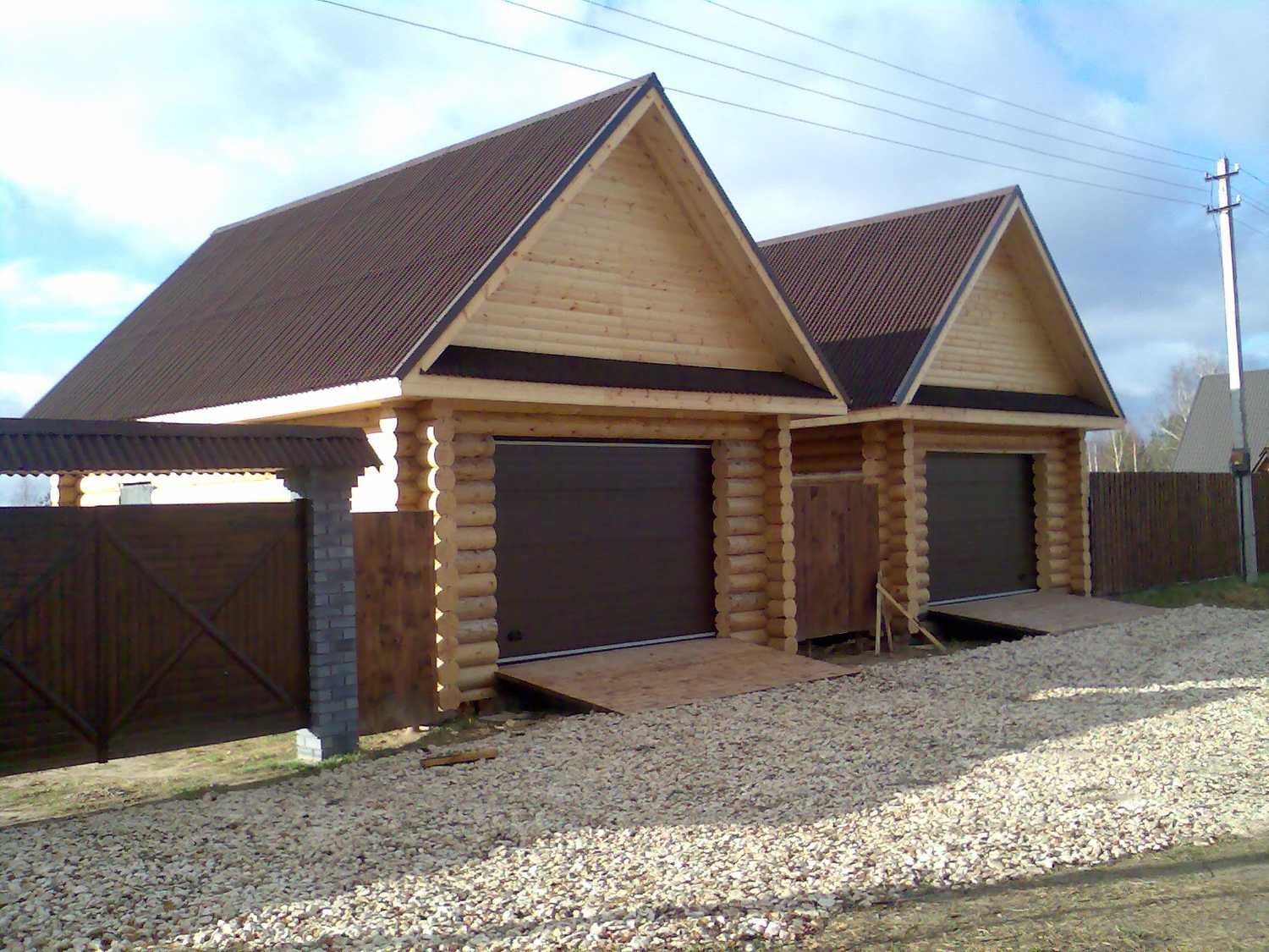 Фото 57 — Постройка гаража на участке