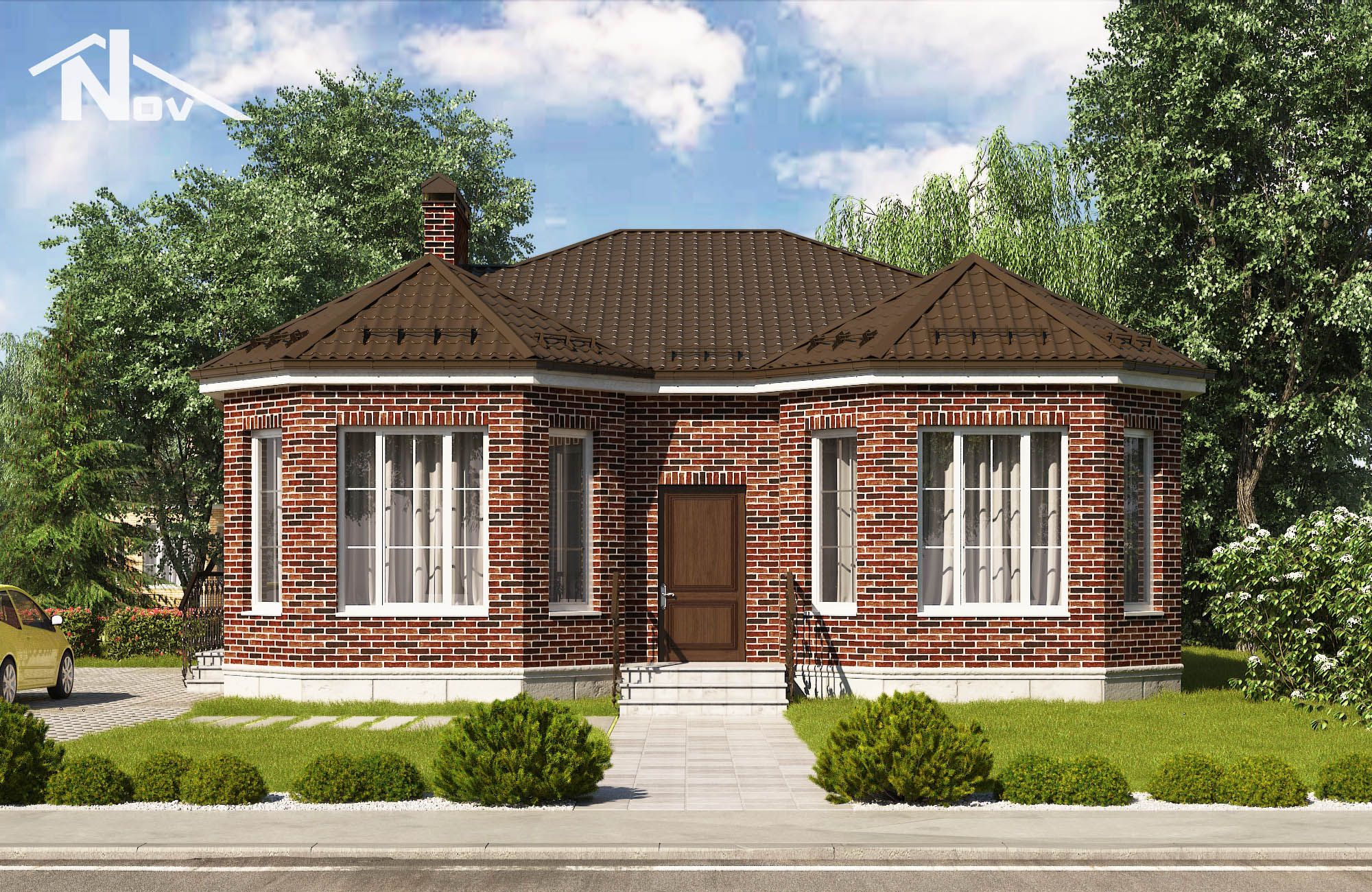 Фото 80 — Строительство дома из кирпича