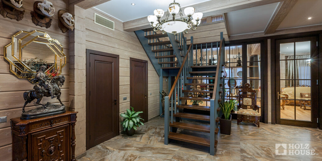 Фото 15 — Установка лестницы в доме